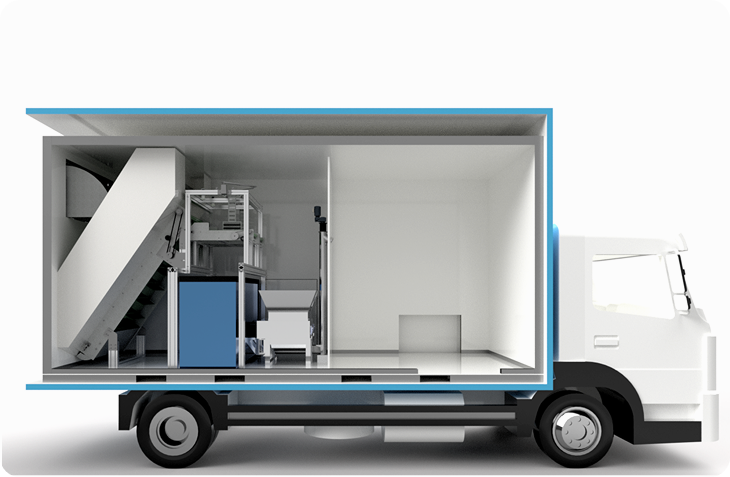 AI 온보드 파쇄 트럭